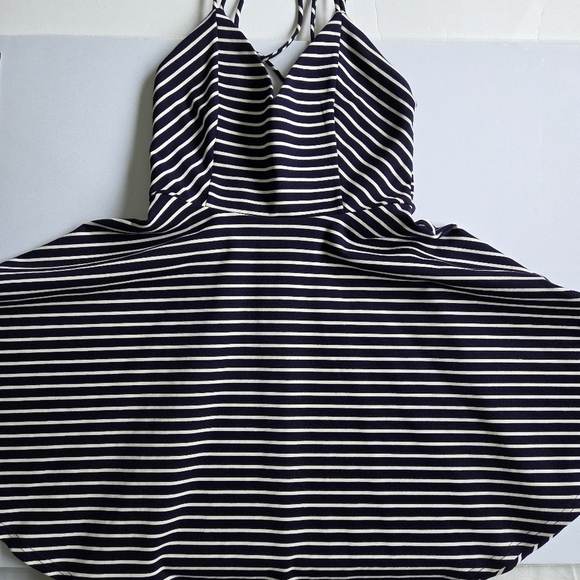 Windsor Blue and White Striped Mini Dress - Picture 3 of 7